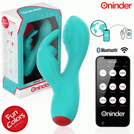 ONINDER CUTE - VIBRATEUR CLITORISÉ LOVE BUNNY G-SPOT - APPLICATION MONDIALE GRATUITE