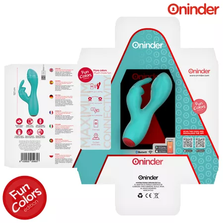 ONINDER CUTE - VIBRATEUR CLITORISÉ LOVE BUNNY G-SPOT - APPLICATION MONDIALE GRATUITE