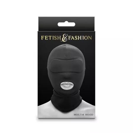 NS NOVELTIES - FETISH & FASHION CAGOULE BOUCHE NYLON NOIR