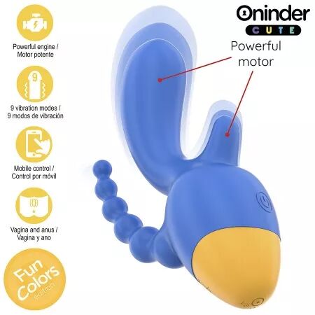 ONINDER CUTE - LOVE 3 SOME TRIPLE VIBRATEUR - APPLICATION GRATUITE DANS LE MONDE ENTIER