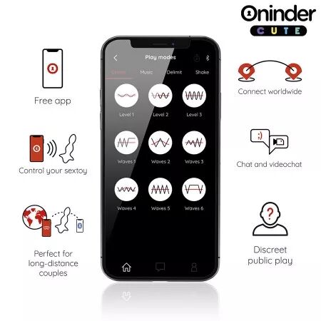 ONINDER CUTE - DILATATEUR ANAL VIBRANT LOVE BUTT - APPLICATION MONDIALE GRATUITE