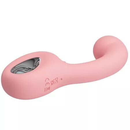 PRETTY LOVE - VIBRATEUR POINT G + STIMULATEUR DE CLITORIS ERYNNYES 10 VIBRATIONS ROSE