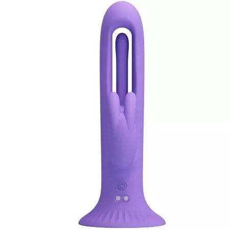PRETTY LOVE - VIBRATEUR LAPIN KILLMOULIS 12 MODES DE VIBRATION VIOLET