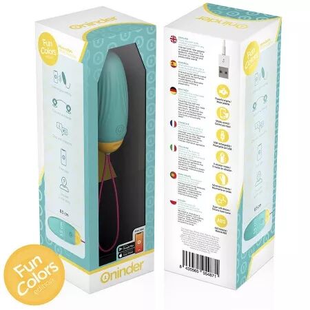 ONINDER CUTE - ?UF VIBRO-ROTATIF EN SILICONE AVEC PIERRE PRÉCIEUSE - APPLICATION GRATUITE DANS LE MONDE ENTIER