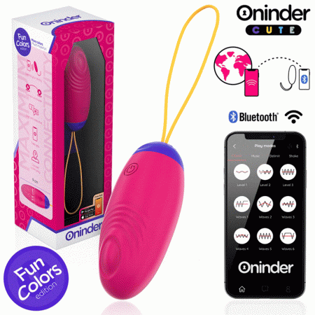 ONINDER CUTE - ?UF EN SILICONE À VIBRATION ET À ONDE AMOUREUX - APPLICATION GRATUITE DANS LE MONDE ENTIER