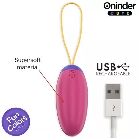 ONINDER CUTE - ?UF EN SILICONE À VIBRATION ET À ONDE AMOUREUX - APPLICATION GRATUITE DANS LE MONDE ENTIER