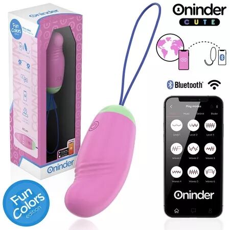 ONINDER CUTE - ?UF VIBRO-ROTATIF 360° EN SILICONE - APPLICATION GRATUITE DANS LE MONDE ENTIER