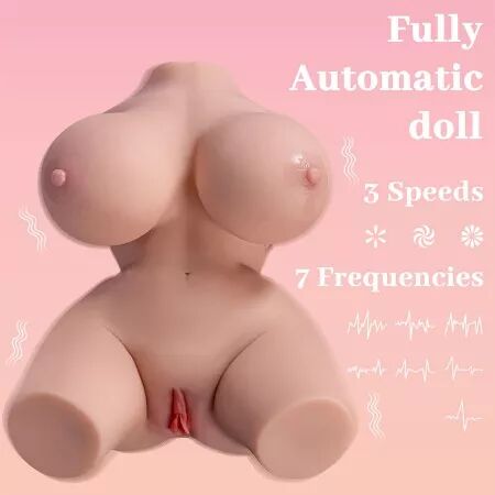 XISE - FRIEDA TORSE FÉMININ RÉALISTE AVEC VIBRATION 36 CM