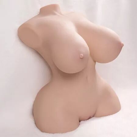 XISE - PETIT TORSE RÉALISTE À POUSSÉE AVEC VIBRATIONS FÉMININES 40 CM