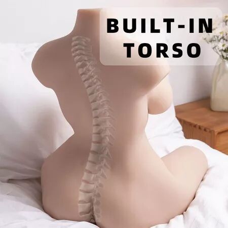 XISE - TORSE RÉALISTE FÉMININ BIEN RANGÉ AVEC POUSSÉE 71 CM