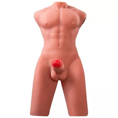 XISE - JASON DEMI-CORPS TORSE HOMME RÉALISTE AVEC POUSSÉES ET VIBRATIONS 55 CM