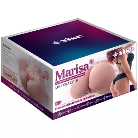 XISE - MARISA MASTURBATEUR VAGIN RÉALISTE MULTIPOSITION AVEC POUSSÉES
