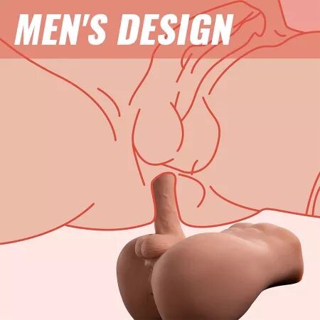 XISE - BERTLETT DILDO ASS GODE RÉALISTE ET MASTURBATEUR ANUS POSITION FRONTALE AVEC POUSSÉE 18 CM