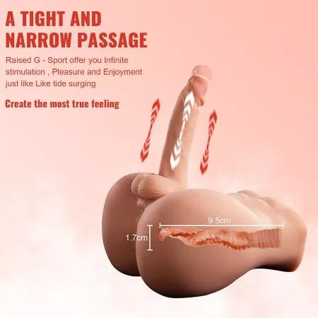 XISE - BERTLETT DILDO ASS GODE RÉALISTE ET MASTURBATEUR ANUS POSITION FRONTALE AVEC POUSSÉE 18 CM