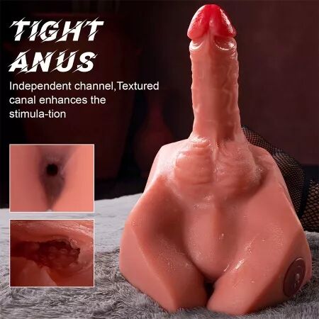 XISE - MICHAEL GODE RÉALISTE ET MASTURBATEUR ANUS AVEC POUSSÉE 15 CM