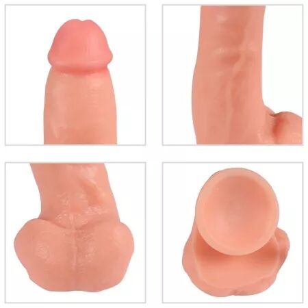 SHEQU - Gode vibrateur LUNGTON avec télécommande 22,5 cm