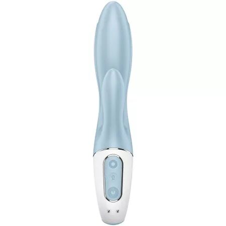 SATISFYER - AIR PUMP BUNNY 1 VIBRATEUR GONFLABLE LAPIN BLEU