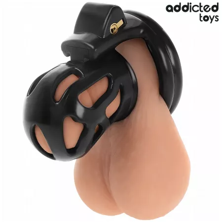 ADDICTED TOYS LOCKED - CAGE À PÉNIS SILENCIEUSE 7,5 CM