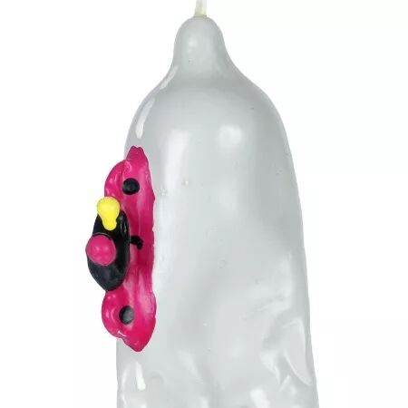 CONDOMERIE - PRÉSERVATIFS FANTAISIE PEINTS À LA MAIN MOTO