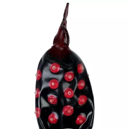 CONDOMERIE - PRÉSERVATIFS FANTAISIE PEINTS À LA MAIN NOIR FAKIR
