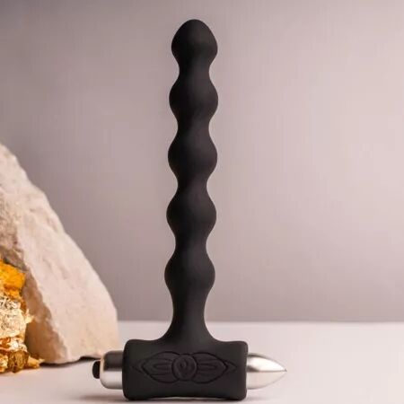 ROCKS-OFF - PETITE SENSATIONS PERLES ANAL PLUG VIBRATEUR NOIR