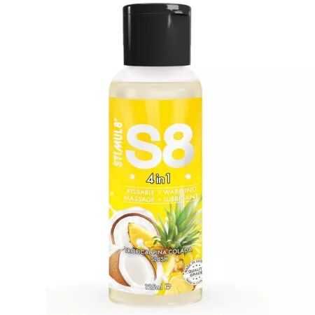 STIMUL8 - LUBRIFIANT DESSERT PINA COLADA 4 EN 1 S8 125 ML