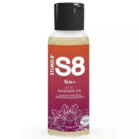 STIMUL8 - S8 RELAX HUILE DE MASSAGE AU THÉ VERT 125 ML