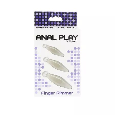TOYJOY - JEU ANAL FINGER RIMMER 3 PIÈCES TRANSPARENT