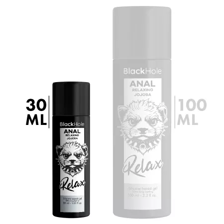 BLACK HOLE - GEL TROU NOIR BASE SILICONE DILATATION ANALE 30 ML