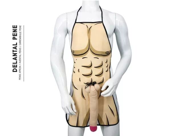 DIABLO PICANTE - TABLIER P�NIS 3D MUSCULAIRE ET AUDACIEUX