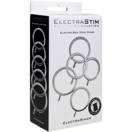 ELECTRASTIM - ELECTRARINGS ANNEAUX PÉNIS EN MÉTAL PACK DE 5