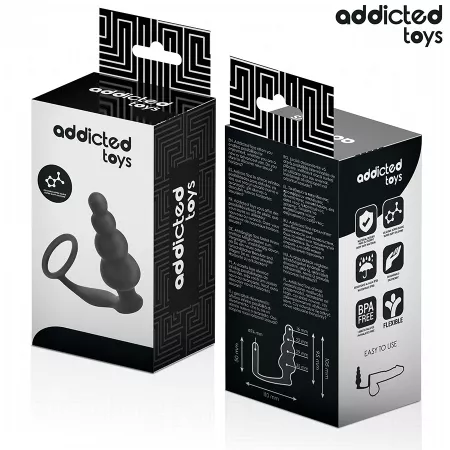 ADDICTED TOYS - PLUG ANAL AVEC ANNEAU MODÈLE 5