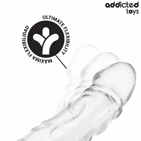 ADDICTED TOYS - EXTENSION DE PÉNIS TRANSPARENTE 27 CM