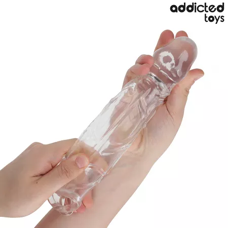 ADDICTED TOYS - EXTENSION DE PÉNIS TRANSPARENTE 27 CM