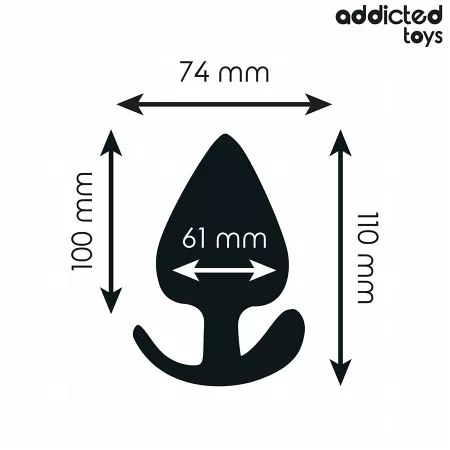 ADDICTED TOYS - PLUG ANAL TAILLE XXL 11 CM
