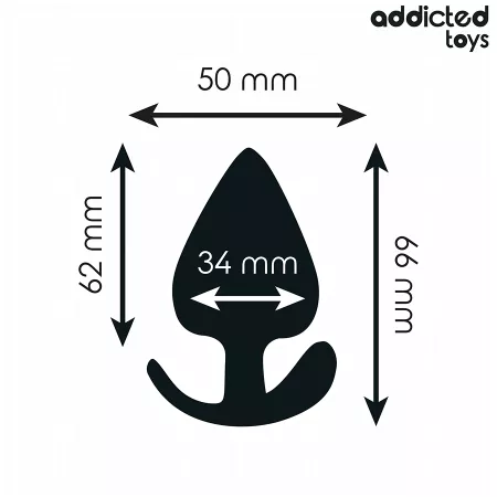 ADDICTED TOYS - PLUG ANAL TAILLE M 6,6 CM