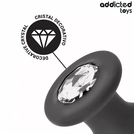 ADDICTED TOYS - PLUG ANAL AVEC BIJOU TAILLE M 10,4 CM