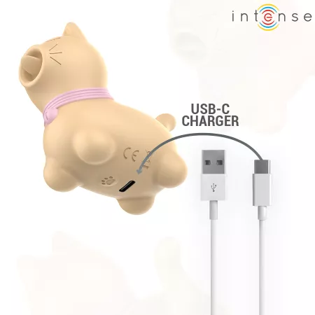 INTENSE - STIMULATEUR DE CLITORIS POUR CHIOT JAUNE