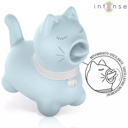 INTENSE - STIMULATEUR DE CLITORIS POUR CHIOT BLEU