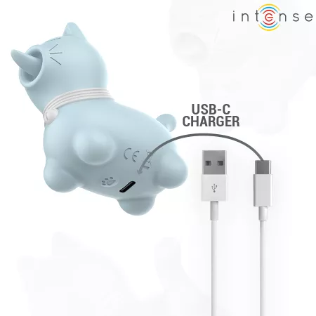 INTENSE - STIMULATEUR DE CLITORIS POUR CHIOT BLEU