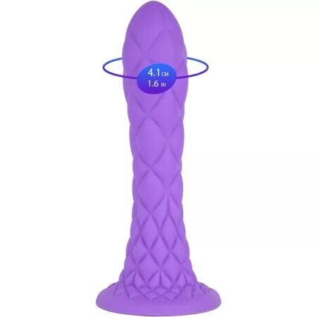 SILEXD - DREAMY DILDO FANTASY SILICONE LIQUIDE THERMORÉACTIF VIOLET 18,5 CM