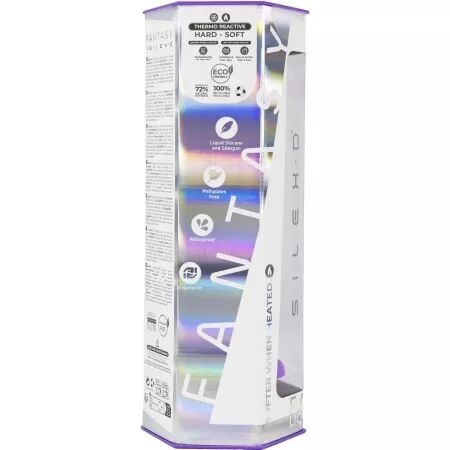 SILEXD - DREAMY DILDO FANTASY SILICONE LIQUIDE THERMORÉACTIF VIOLET 18,5 CM