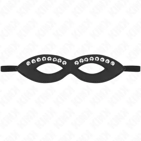 KINK - MASQUE POUR LES YEUX AVEC MINI RIVETS MODÈLE 1 20,5 x 5,5 CM