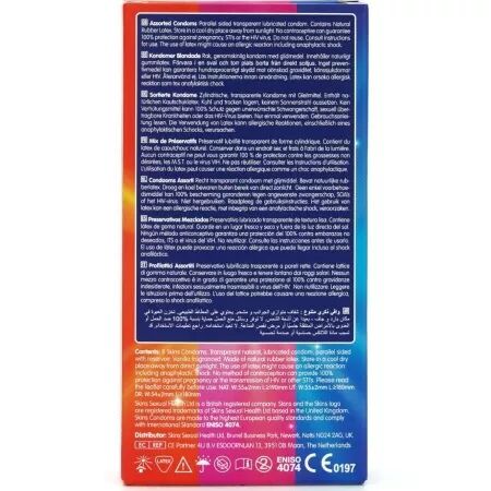 SKINS - PACK DE 8 PRÉSERVATIFS PREMIUM ASSORTIS