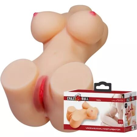 CRAZY BULL - TORSE FÉMININ RÉALISTE MASTURBATEUR 27 CM