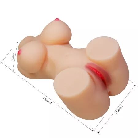 CRAZY BULL - TORSE FÉMININ RÉALISTE MASTURBATEUR 27 CM
