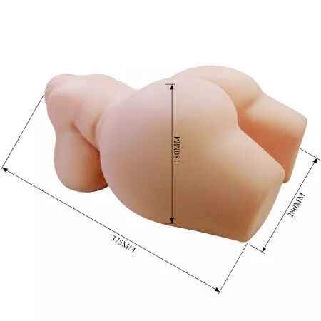 CRAZY BULL - GRACE TORSE FÉMININ RÉALISTE VAGIN ET ANAL 7,5 KG