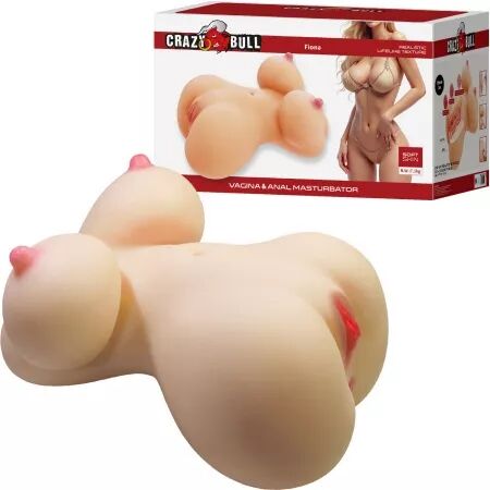 CRAZY BULL - FIONA TORSE FÉMININ RÉALISTE VAGIN ET ANAL 7,1 KG