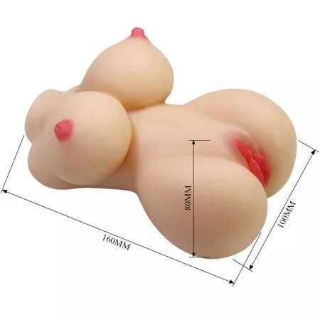 CRAZY BULL - HERTA MINI TORSE VAGIN FÉMININ RÉALISTE 497 G