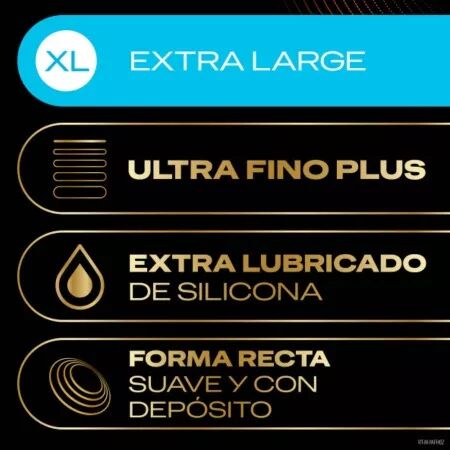 DUREX - CONNEXION TOTALE XL ULTRA FINE PLUS SANS LATEX 10 UNITÉS